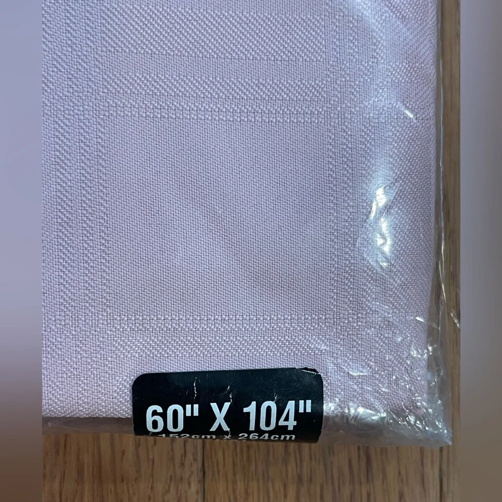 🆕Tobin Home Fashions Dimensions tablecloth‎ oval 60”x104” mauve rose pink 1990s